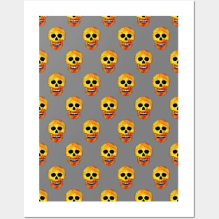 Skull Pattern Posters and Art